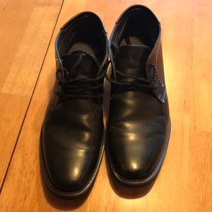 Black chukka dress boot/shoe